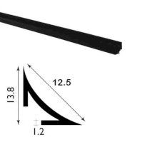1 Metre PVC Plastic Scotia Trim - Durable Moulding