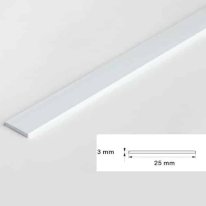 2.5 Metre Durable PVC Flat Bar Trim Architrave, Cover