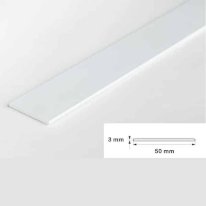 2.5 Metre Durable PVC Flat Bar Trim Architrave, Cover