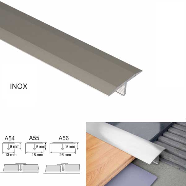 26mm Anodised Aluminium Threshold Trim T Bar Transition Trim For Tiles