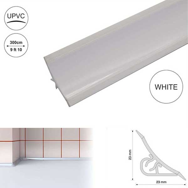 3m Splashback Worktop Profile Strip Edging Trim Kitchen Seal