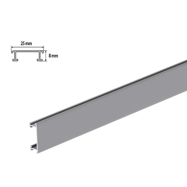 Aluminium Anodized Decorative 2.5m Long Border Tile Strip