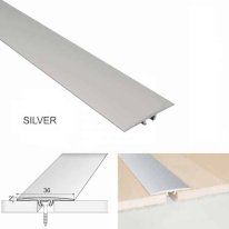 Aluminium Flat Door Threshold A68 36mm Anodised Profile
