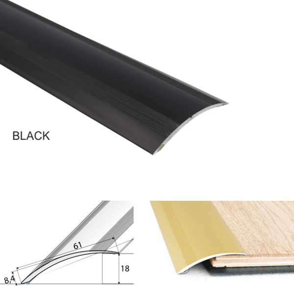 Aluminium Self Adhesive Door Floor Trim, Door Thresholds For All Floors