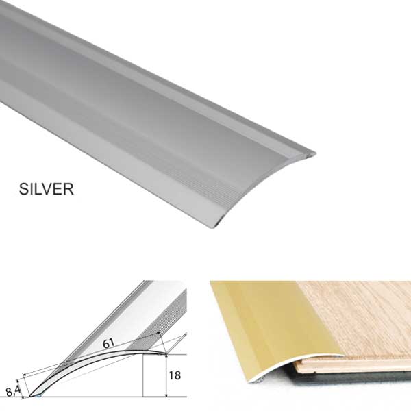 Aluminium Self Adhesive Door Floor Trim, Door Thresholds For All Floors