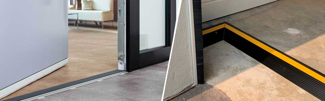 Aluminium vs. rubber door thresholds: Which option is better for your home
