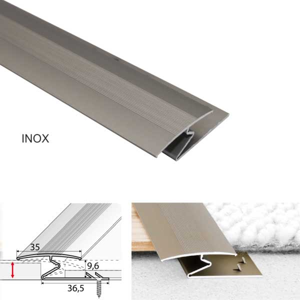 Aluminium Z Profiles For Joining Carpet to Wood