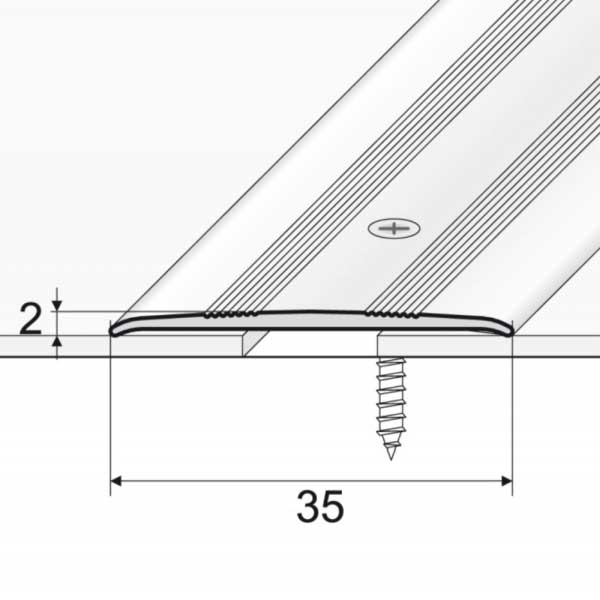 Aluminum Heavy Duty Door Threshold For Carpet Flooring
