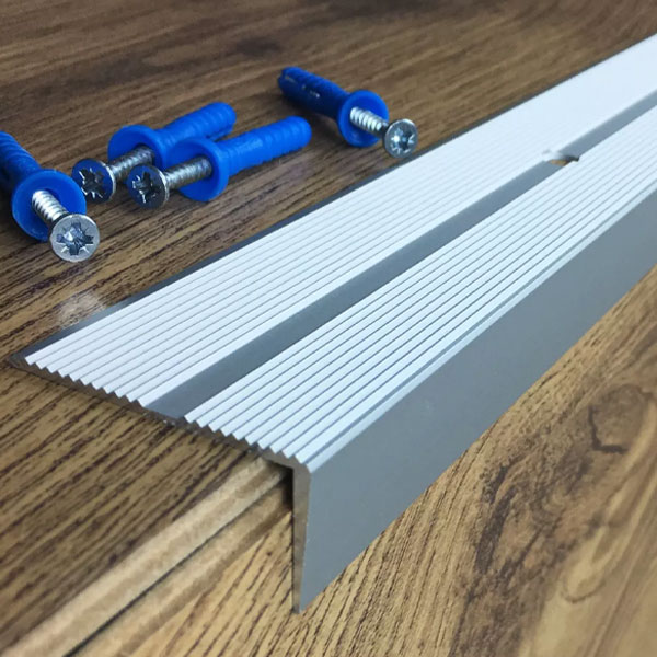 Anodised Anti Slip Aluminium Edge Stair Nosing 2m Long