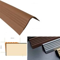 Self Adhesive Bullnose Stair Nosing Highly Flexible Rubber Angle Step Edge Trim