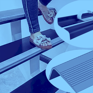 Safe Self-Adhesive Stair Nosing in UK