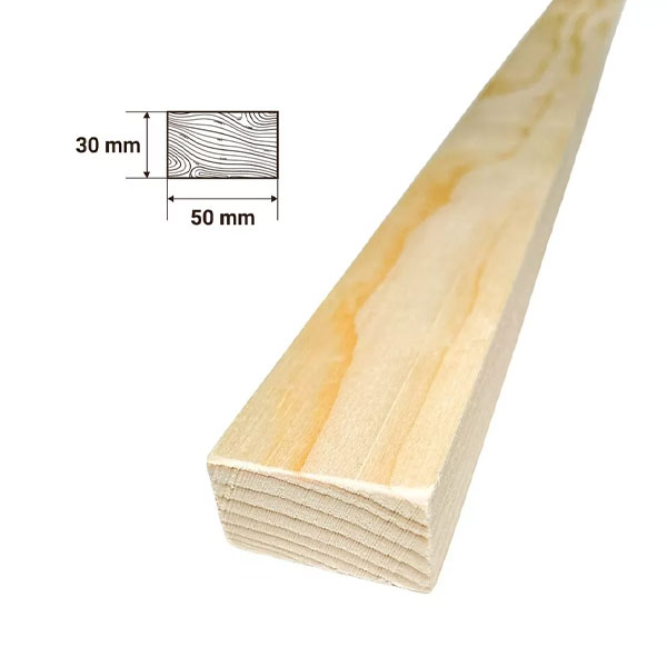 Decorative Moulding PSE Timber Treated Wood Pinewood Battens