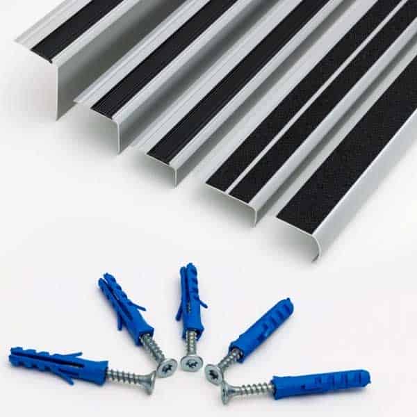 1m Anti-Slip Aluminium Step Nose Edge Trim for Stairs