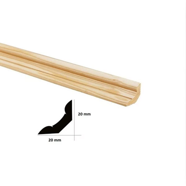 Moulding Beading Wooden Timber Edging Pine Scotia Decorative Trim 1m Long
