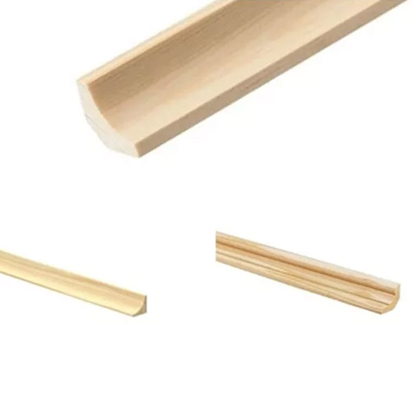 Moulding Beading Wooden Timber Edging Pine Scotia Decorative Trim 1m Long