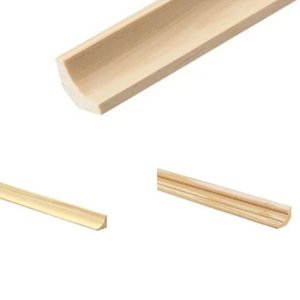 Moulding Beading Wooden Timber Edging Pine Scotia Decorative Trim 1m Long