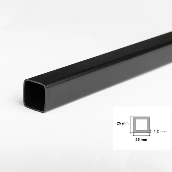 Plastic Square 2.5m Long Tubes, PVC Square Pipe & Box Section