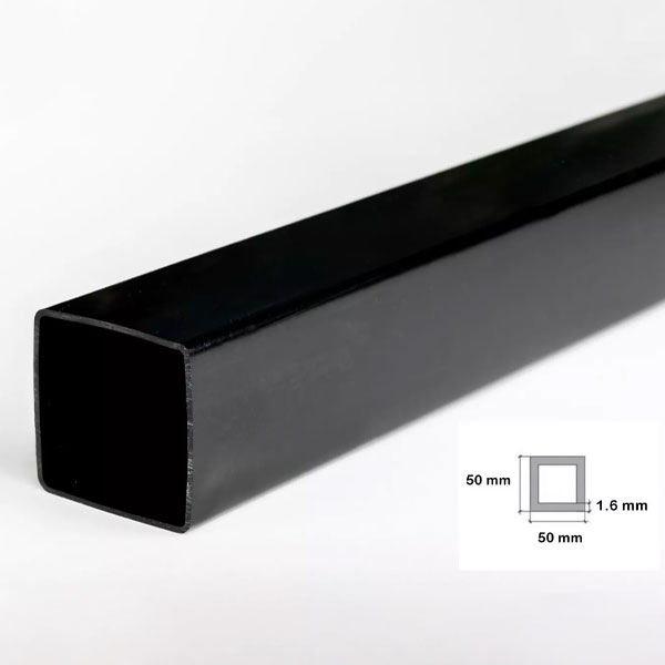 Plastic Square 2.5m Long Tubes, PVC Square Pipe & Box Section