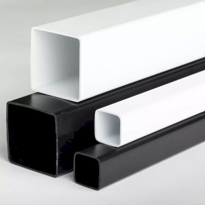 Plastic Square 2.5m Long Tubes, PVC Square Pipe & Box Section
