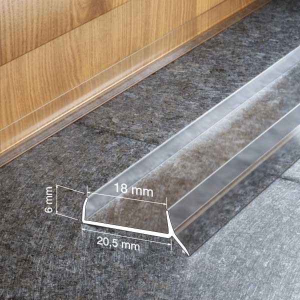 Pvc Kitchen Plinth Sealing Strip