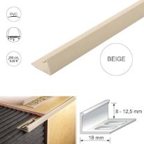 PVC Straight Edge L Shaped Tile Trim