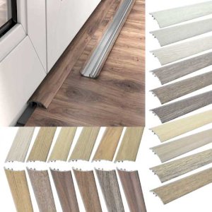 Self Adhesive 37mm Aluminium Door Threshold Strip Multi-Purpose Floor Trim