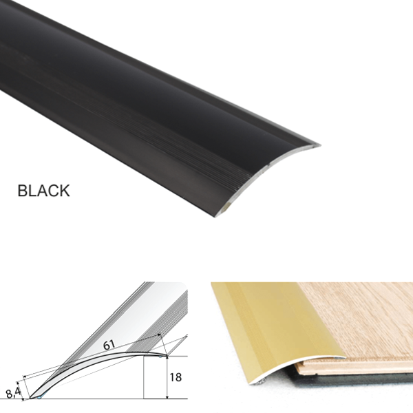 Aluminium Self Adhesive Door Floor Trim, Door Thresholds For All Floors