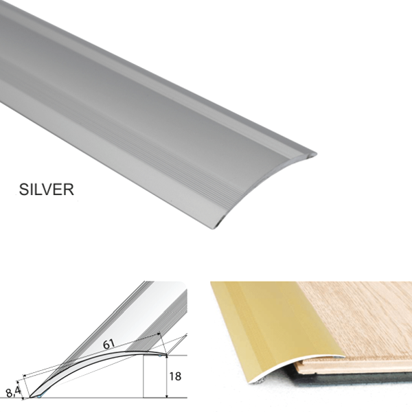 Aluminium Self Adhesive Door Floor Trim, Door Thresholds For All Floors