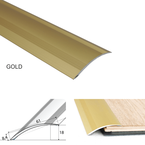 Aluminium Self Adhesive Door Floor Trim, Door Thresholds For All Floors
