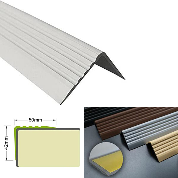 Self Adhesive Stair Nosing – Rubber Angle & Bullnose Step Edging