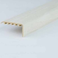 45mm x 22mm UPVC Stair Nosing Wooden Edge Protection  For Wooden Floor