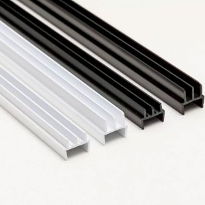 Vivarium Versatile & Stylish Glass Runners Track Double Channel 4mm Top & Bottom